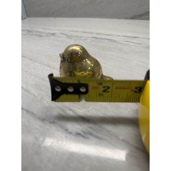 Vintage Mini Bird Sparrow 2.5" Brass Figurine Desk‎ Paperweight - Picture 3 of 9
